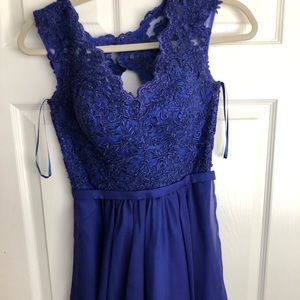 Homecoming dress (indigo)
